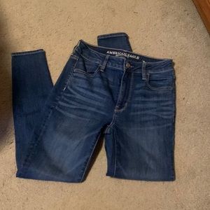 AE jeans with no rips